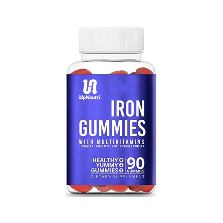 OEM improve anemia supplement gummy Iron with multivitamins to boost Immune in bulk