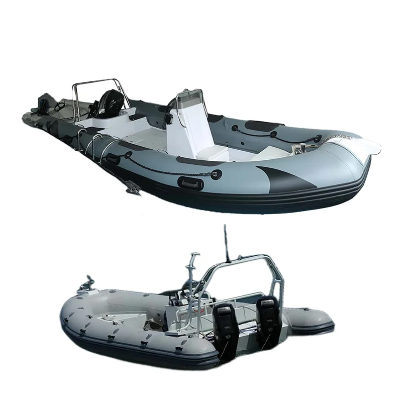 New Style inflatable bass boat hypalon inflatable aluminium hull rib boat electric yacht luxury boat yacht for sale