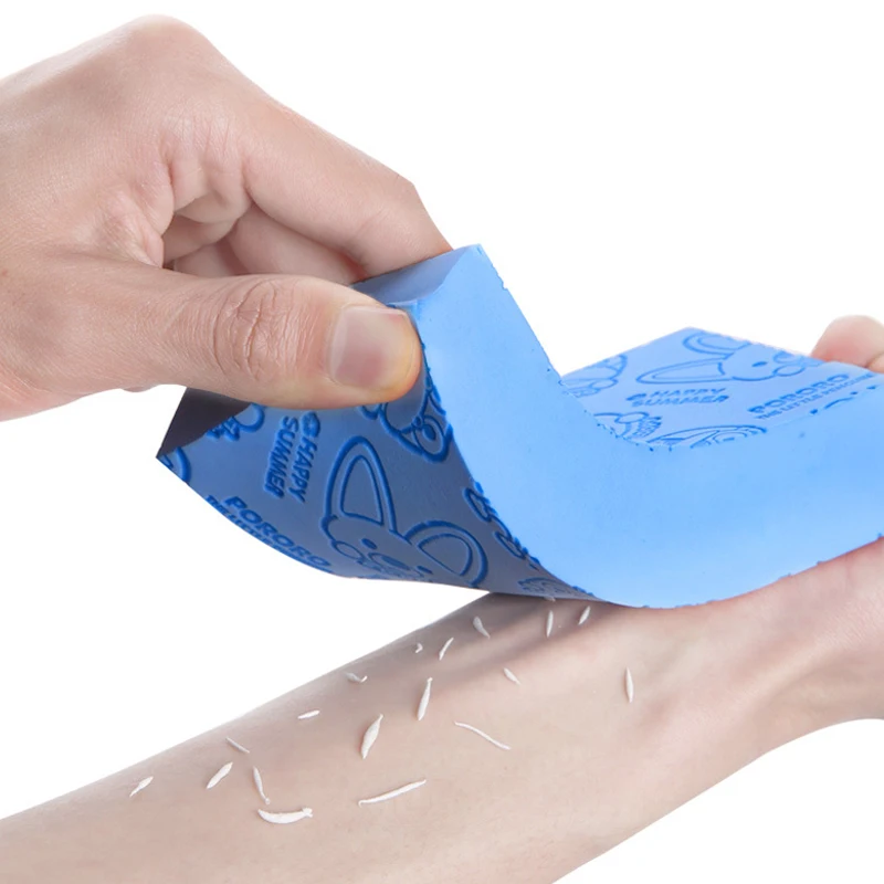 Wholesale High Quality eponge exfoliante Baby Bath Sponge exfoliant Newborn Bathing PVA Cartoon Printed Mud Back Rubbing Sponges