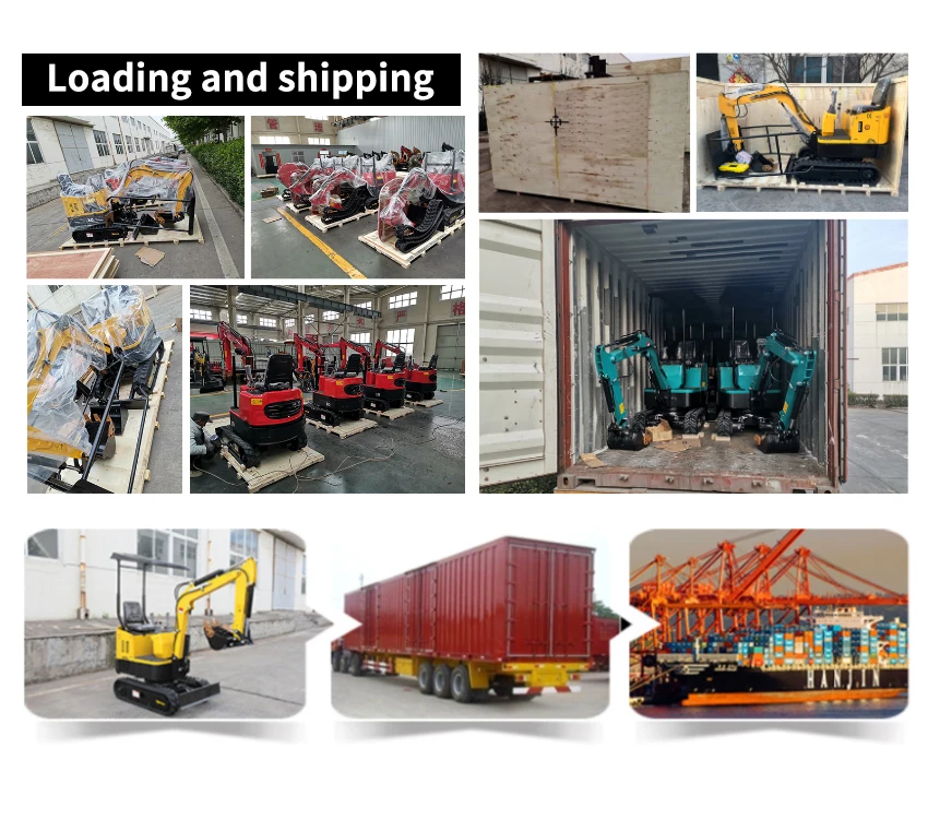 Free shipping products Mini Excavator Manufacturer 1.1 Ton Small Micro Mini Excavator Digger of hot sale
