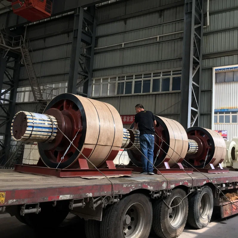 China Manufacturer 34CrNiMo6 Custom Steel Casting Cement Rotary Kiln large Support Roller shaft