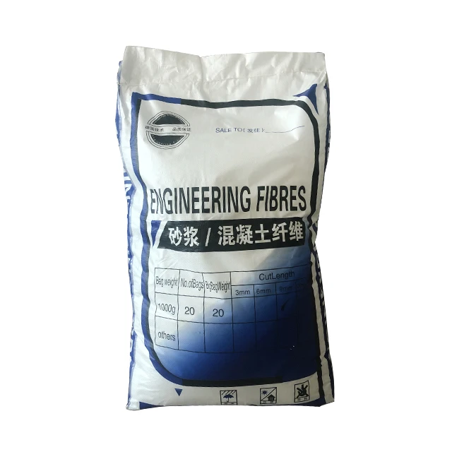 Spot sales supply concrete crack resistant tensile fiber road and bridge engineering fiber