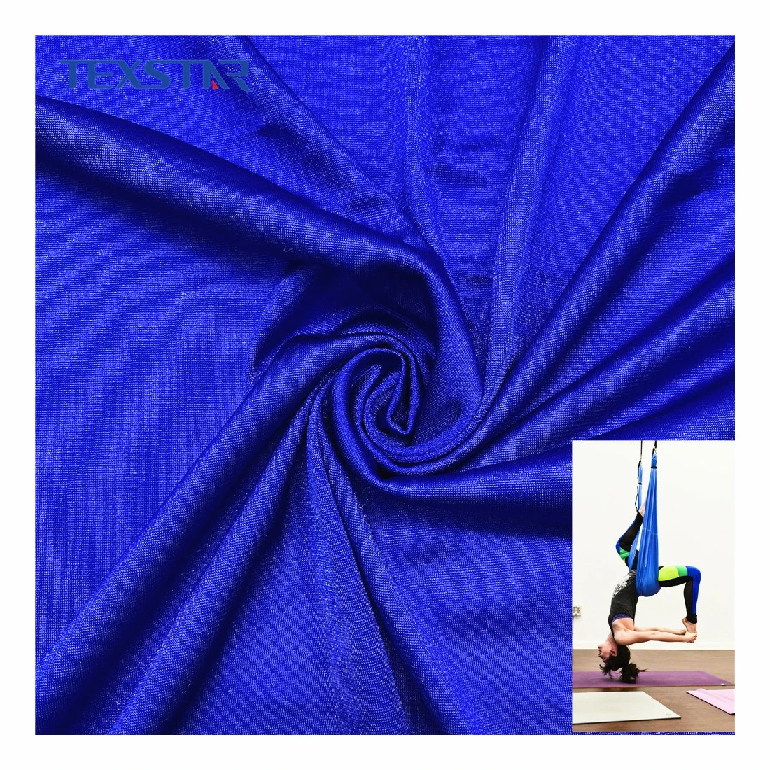 108 inch soft 40D Polyester tricot fabric yoga hammock fabric for aerial yoga swing