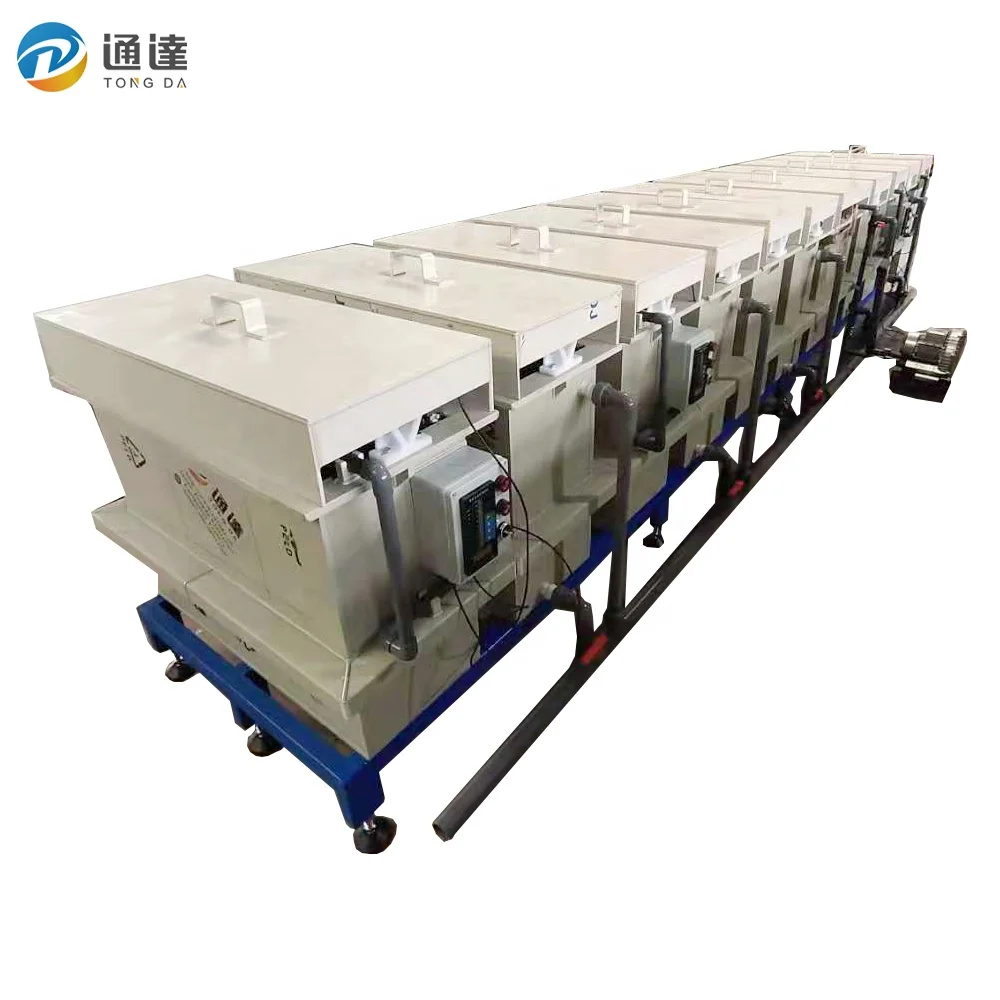  Tongda11 Factory AUTOMATIC Rack Electroplating Machine for metal Mini Plating Line