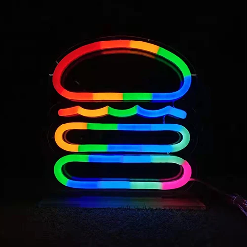 music guitar blue ribbon led neon sign neon logo board for drinking and dancing bar