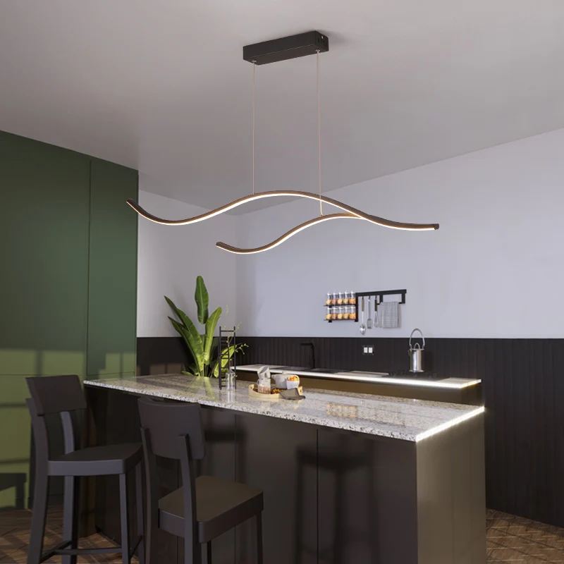 Badu Simple Indoor Lighting Dining Room pendant lighting Modern Gold Chandelier