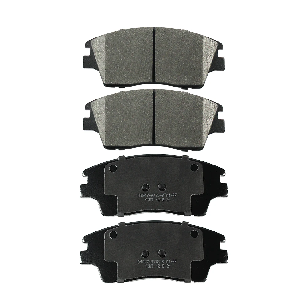 Brake pad D1847 NAO ceramic formula with DOT certification