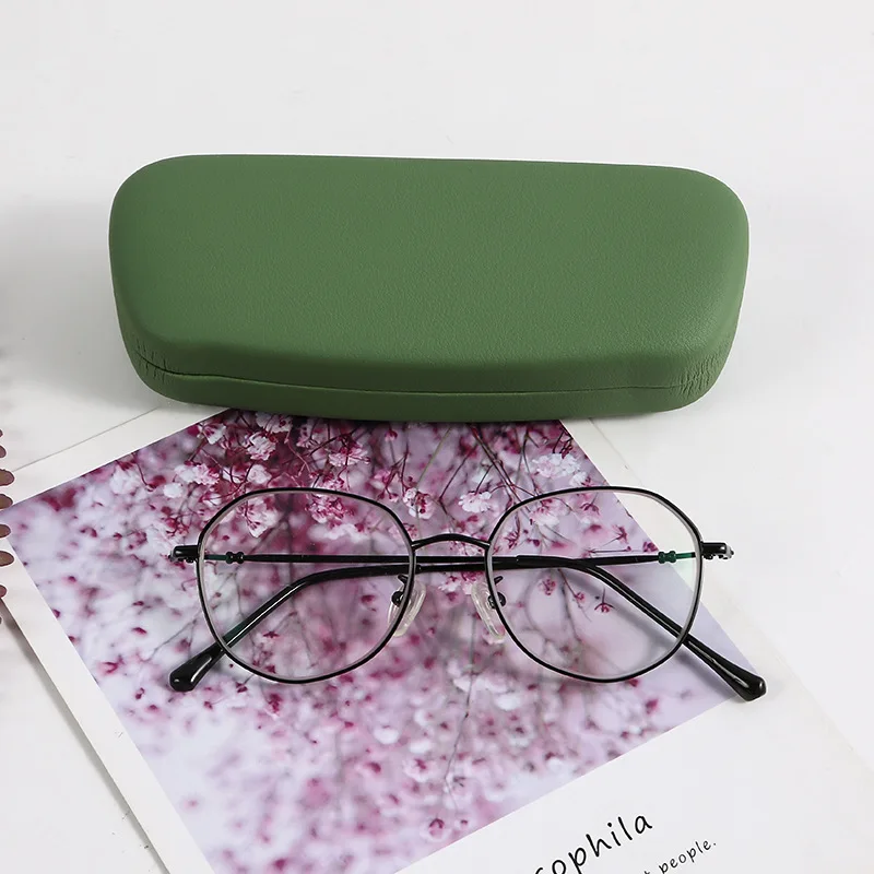 Quality Fashion Packaging Fancy Custom Logo hard glasses case optical reading hard eyeglass case glasses