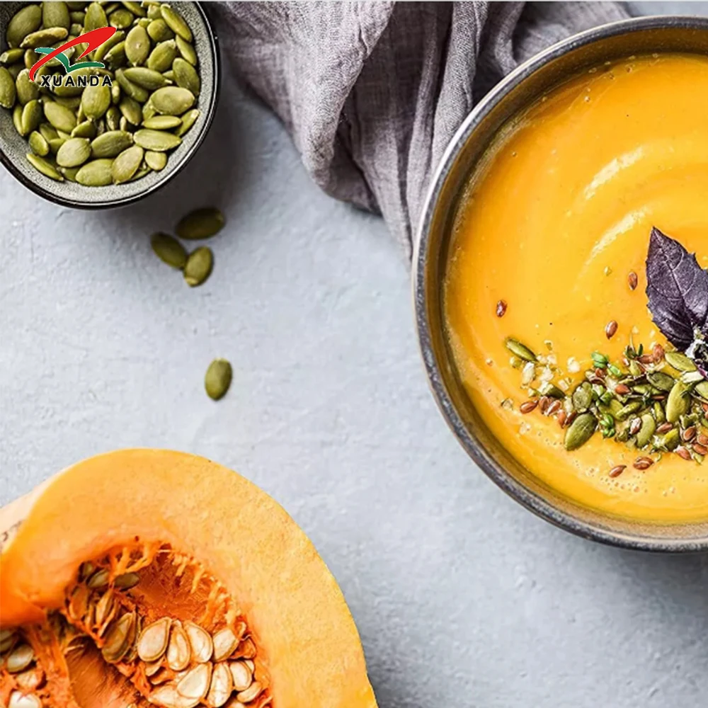 Wholesale Price Raw Pumpkin Kernels Peeled Shelled Dried Snow White Shine Skin Pumpkin Seed Supplier