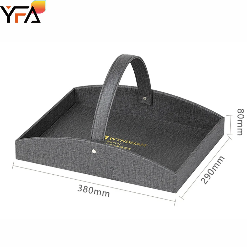 Custom design luxury five 5 star Hotel supplies hospitality guestroom Leather item hotel amenities hotel supply room supplies