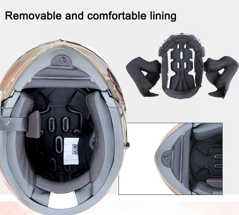 Умный мотоциклетный беспроводной шлем с двойным объективом M/L/XL/XXL