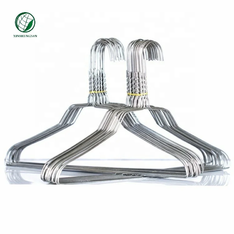 ISO factory laundry garment steel metal gi wire dry cleaning clothes hanger wire