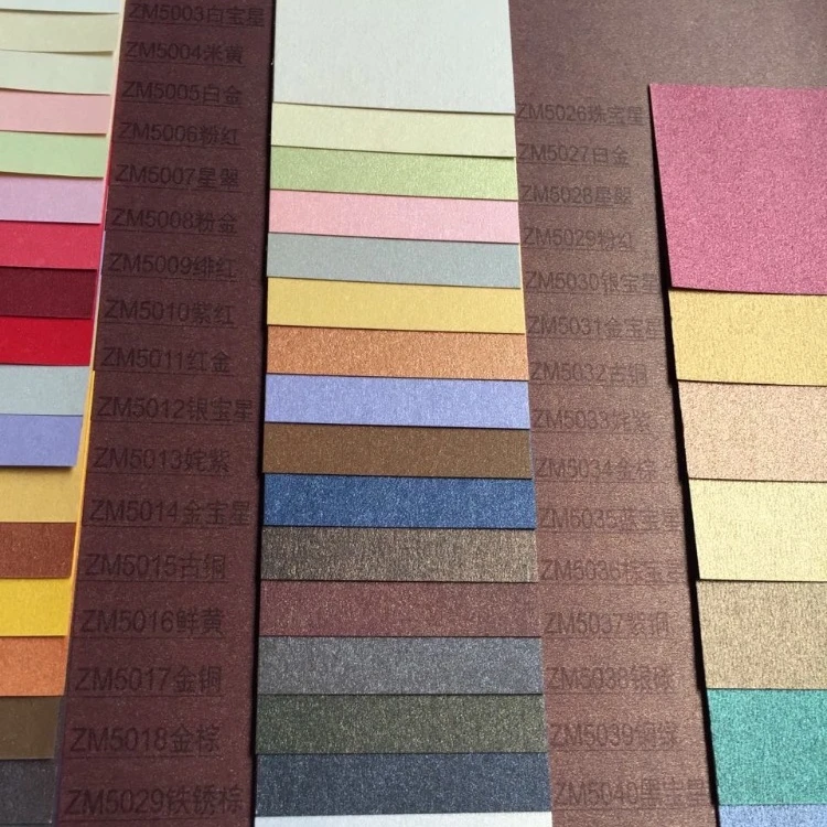 Glossy Pearliscent Paper Pearl Paper metallic paper for cards Printing/Box Wrapping 250g