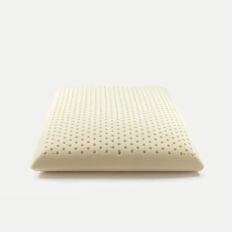 COOLING BEDREAMY Dunlop Latex Pillow 30 Massage Christmas White Neck Massager Square Adults Embroidery Solid Knitted Foam Pillow Memory