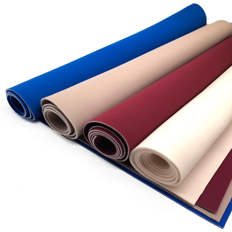 wholesale medical grade colorful sensitive touch induction foam fabric sponge polyester foam laminated interlining fabric