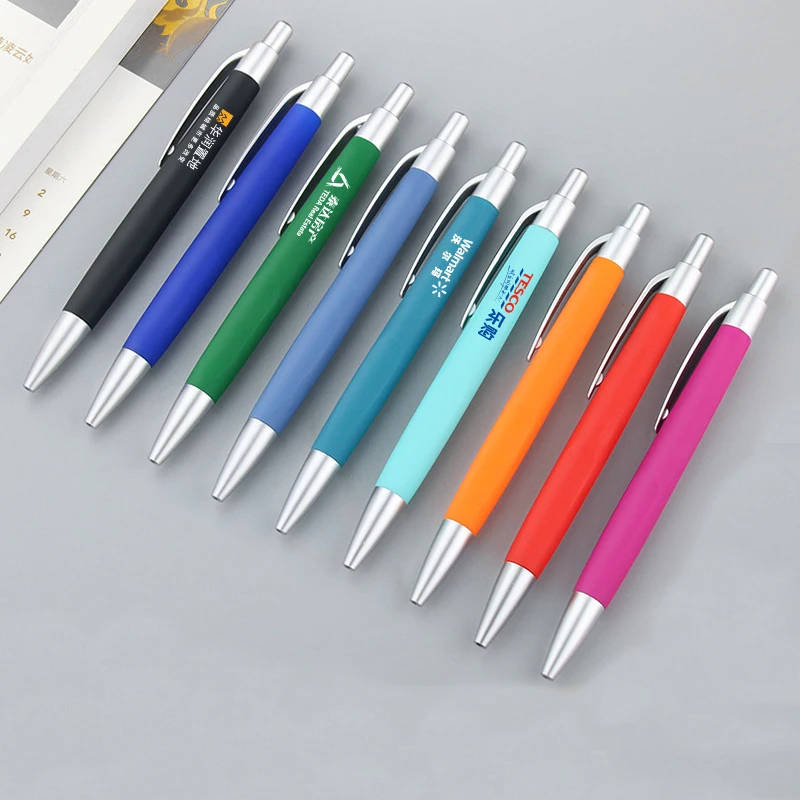 Promotion Metal Roller Plastic Ballpoint Pen Wholesale Cheap Printing Ball Point Pen Custom With Logo