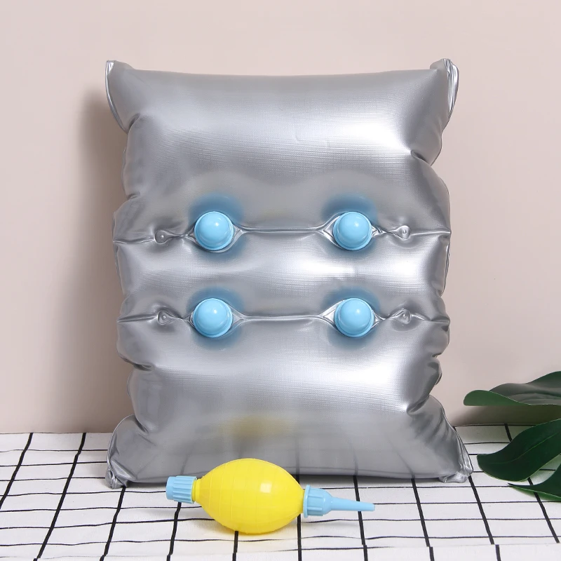 inflatable vibrating battery operated back waist massage cushion