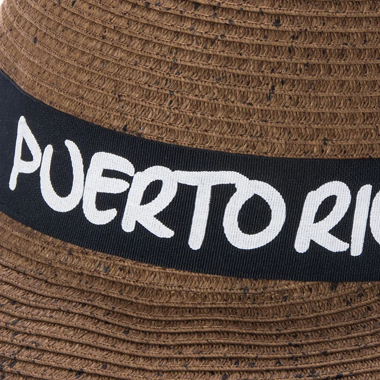 Low Moq Elegant Chic Lightweight Heatstroke Prevention Women Customizable Casual Straw BOWLER HAT