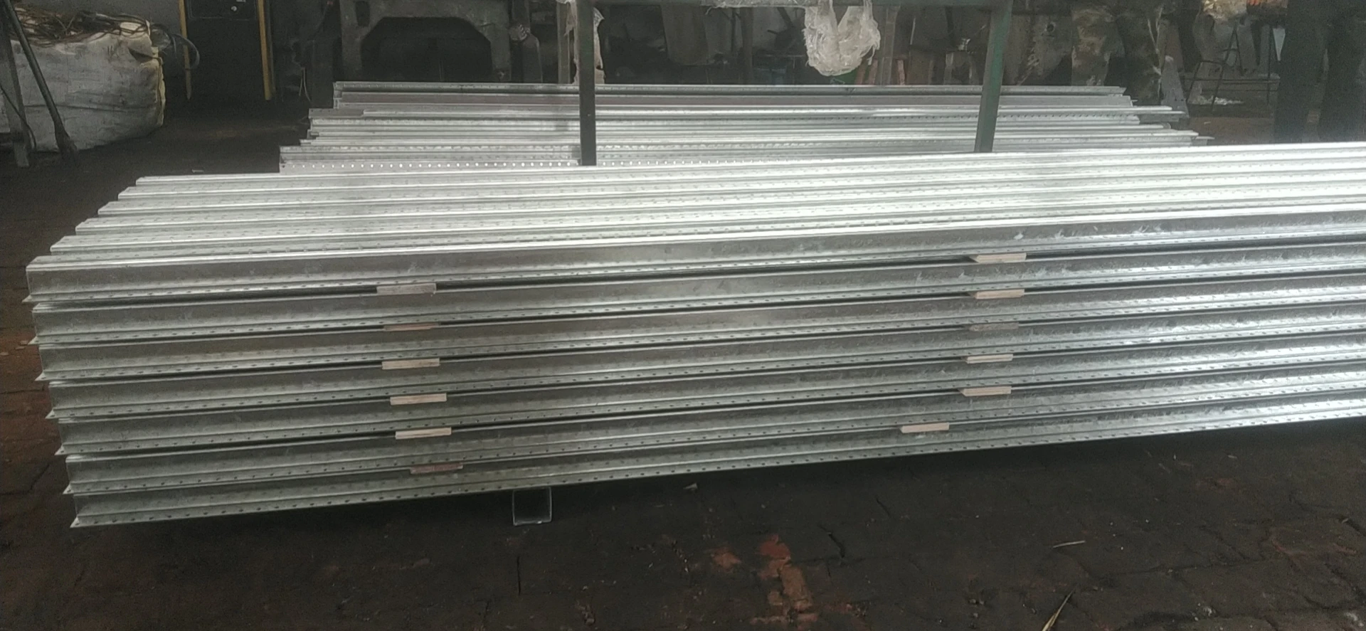 Postmaster Galvanized Steel Wood Fence Line Post