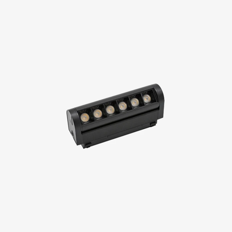 Freely slide aluminum magnet track light system 35mm 48V ultra thin led magnetic foldable light 6w 12w 18w 24w