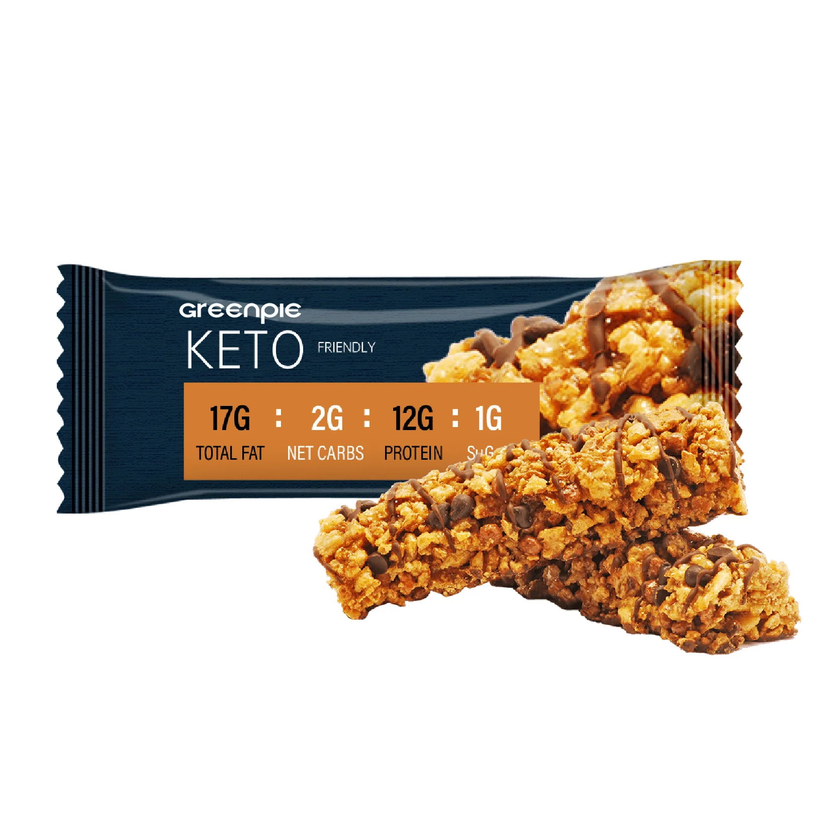 Greenpie OEM Nutrition Energy Support Keep Good Figure Keto Superfood Supplement Sports Protein Bar Organic Protein Bar