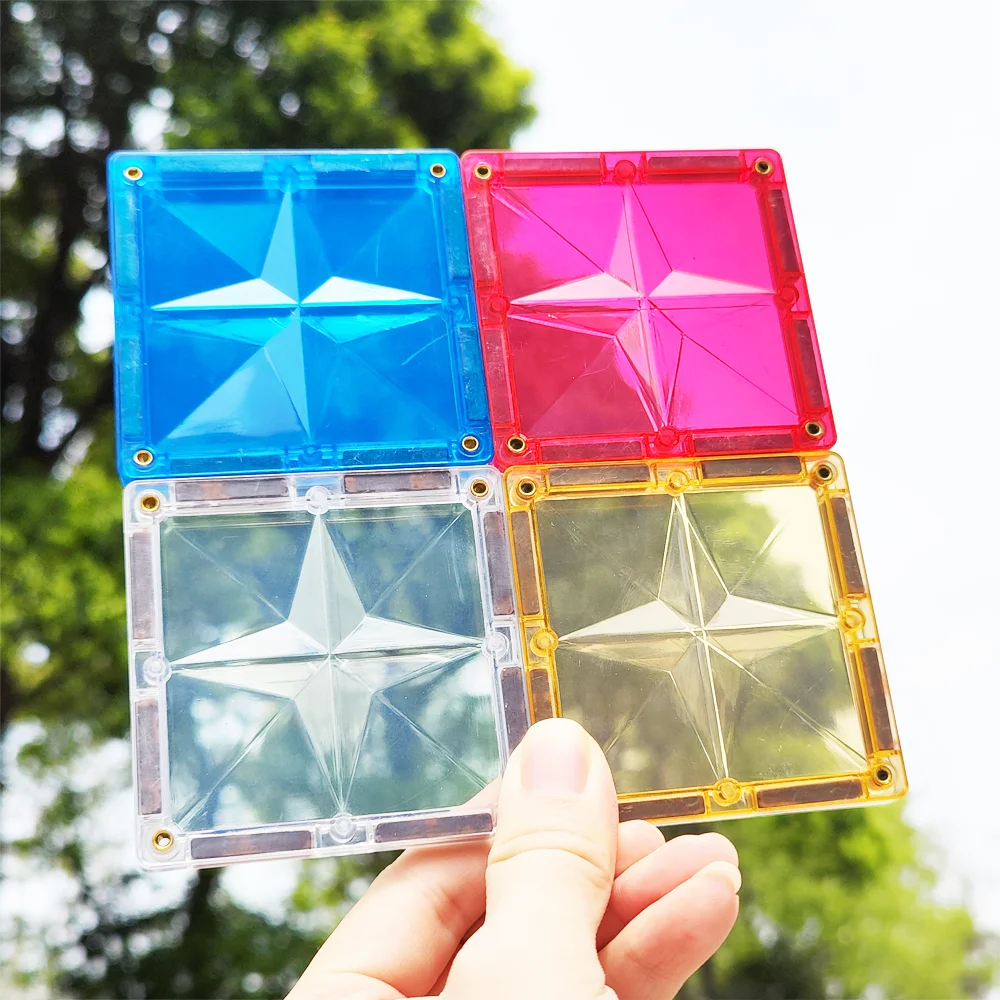 Magnetic Tiles with Cars Magnetic Blocks Toddler Toys Age 2-4 Magnets for Kids Educational Gifts & Toys for 3+ Year Old Boys