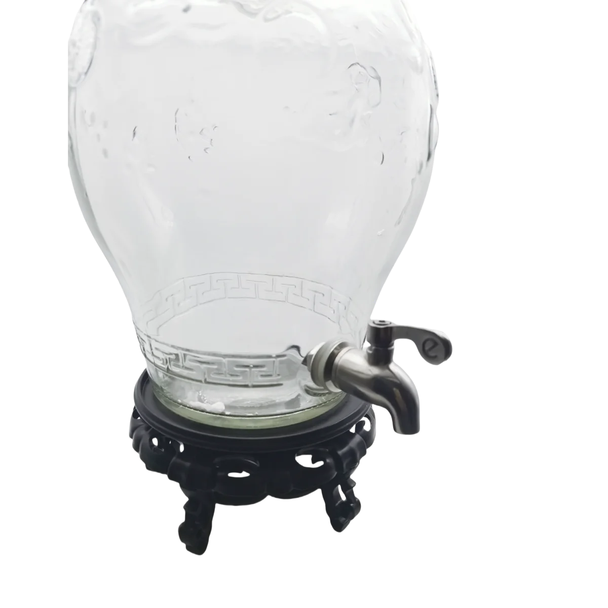 Kombucha Brewing Jar Spigot Stainless Steel Polished Surface