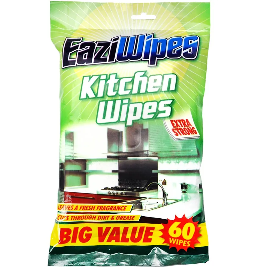 Barbecue party grill and oven cleaning disposable bbq grease wet wipes