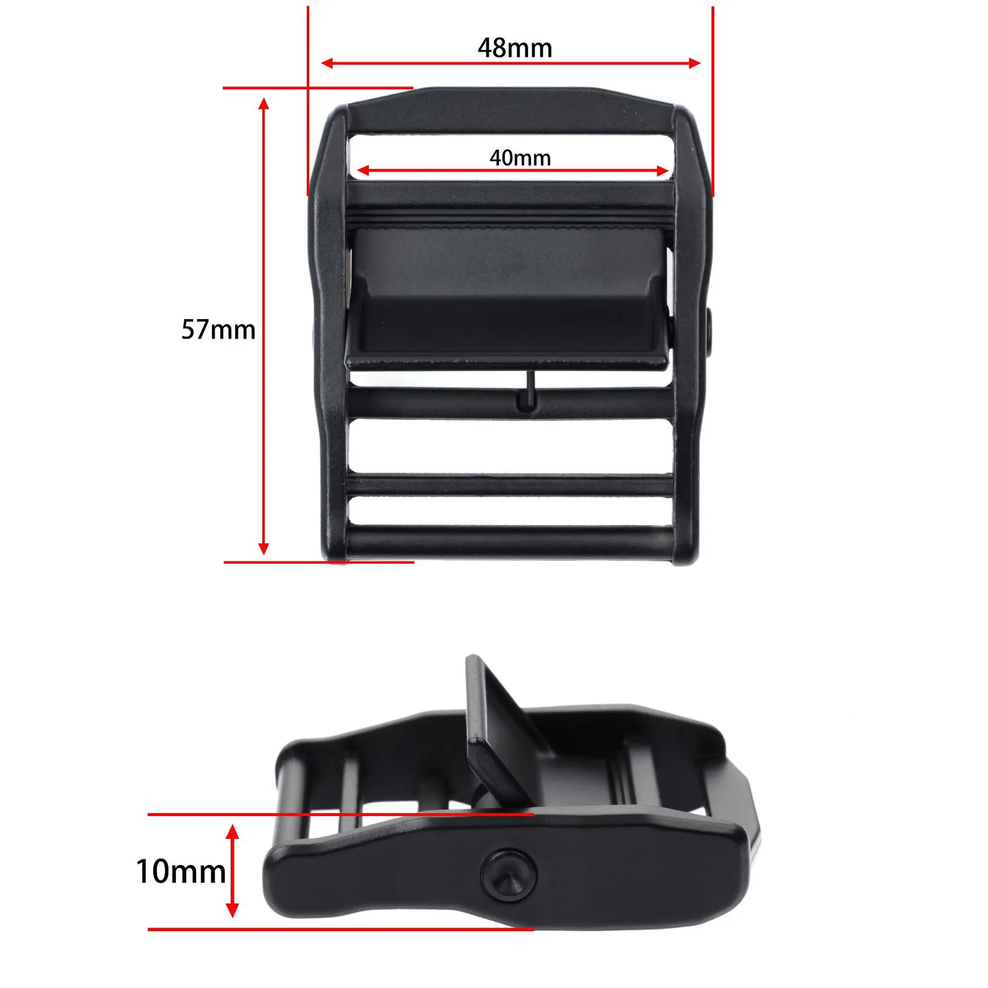 thermal transfer printing metal Ladder Lock Buckle strap luggage strap cargo lashing belt strap buckle