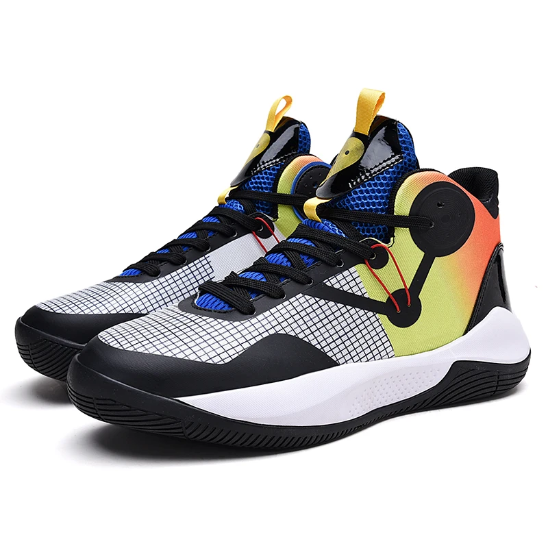 Новинка, баскетбольные ботинки для осени и зимы, мужские боевые кроссовки с мороженым, спортивная обувь