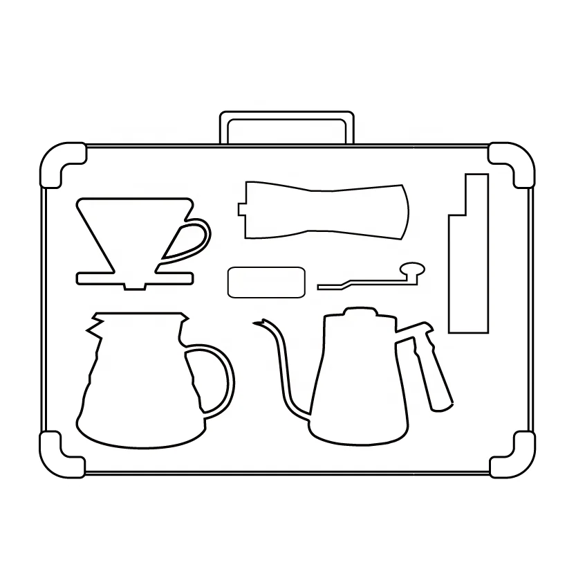 Unique Electric Arabic Coffee Maker with Timer Automatic Coffee Tea Maker Smart Gooseneck Coffee Pot Black Kitchen Body Metal