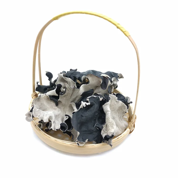 
Dried Whole White Back Black Fungus Agraic Mushroom Black Edible Fungus 