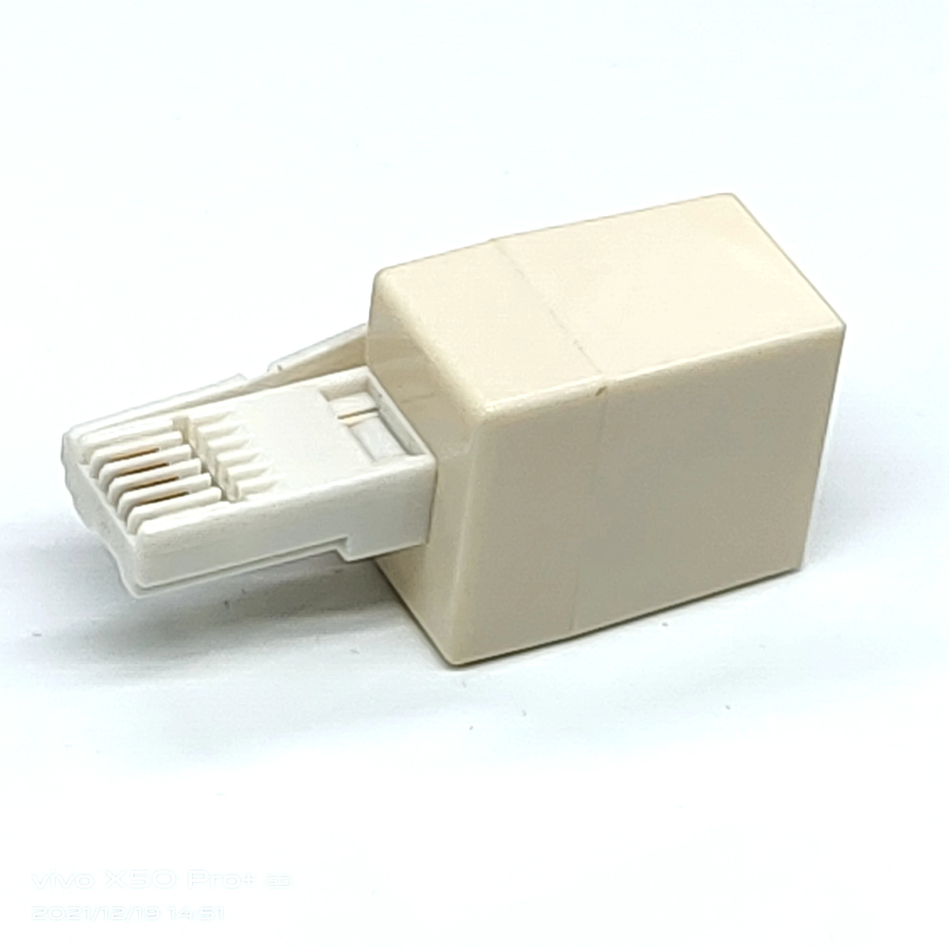 British male 6p4c to RJ11 American female socket BT telephone connector rj11/rj12 cable adapter
