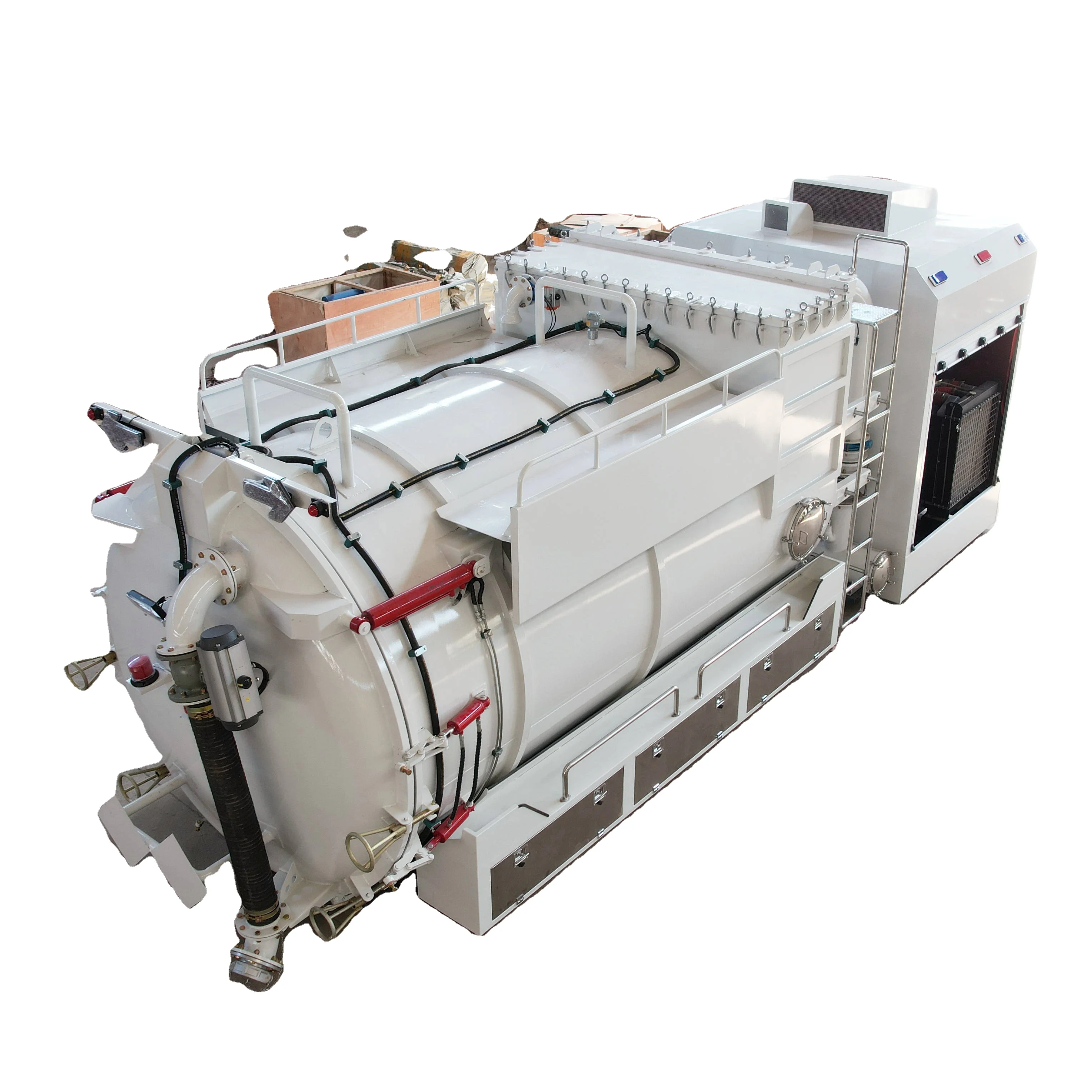 ISUZU HINO Oilfield vacuum tank Mine sand suction truck 10cbm 18cbm Explosion proof vacuum truck for oil fields