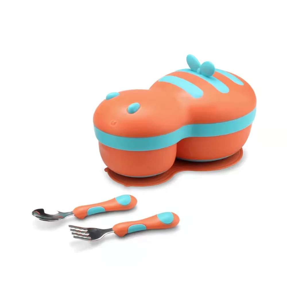 High Quality Kids Spoon And Fork Dining Tools Stainless Steel Feeding Set Baby Tableware For Children