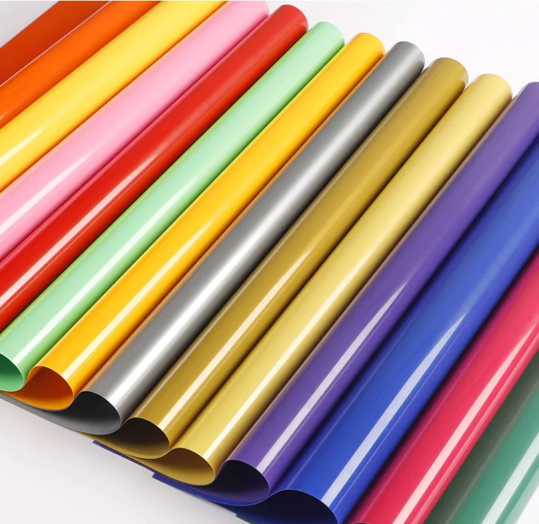 Free sample wholesale Factory price T-shirt flower 3D pattern heat transfer vinyl plaid htv vinilo iron on thermal film