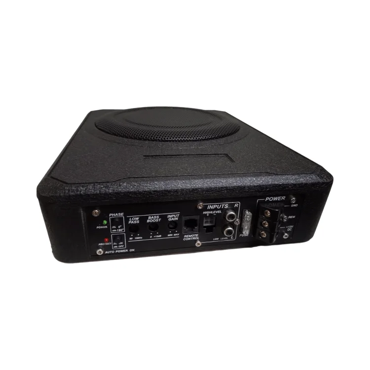 8 inch subwoofer ultra-thin 800W car subwoofer seat under the chair car audio speaker active high power low distortion amplifier