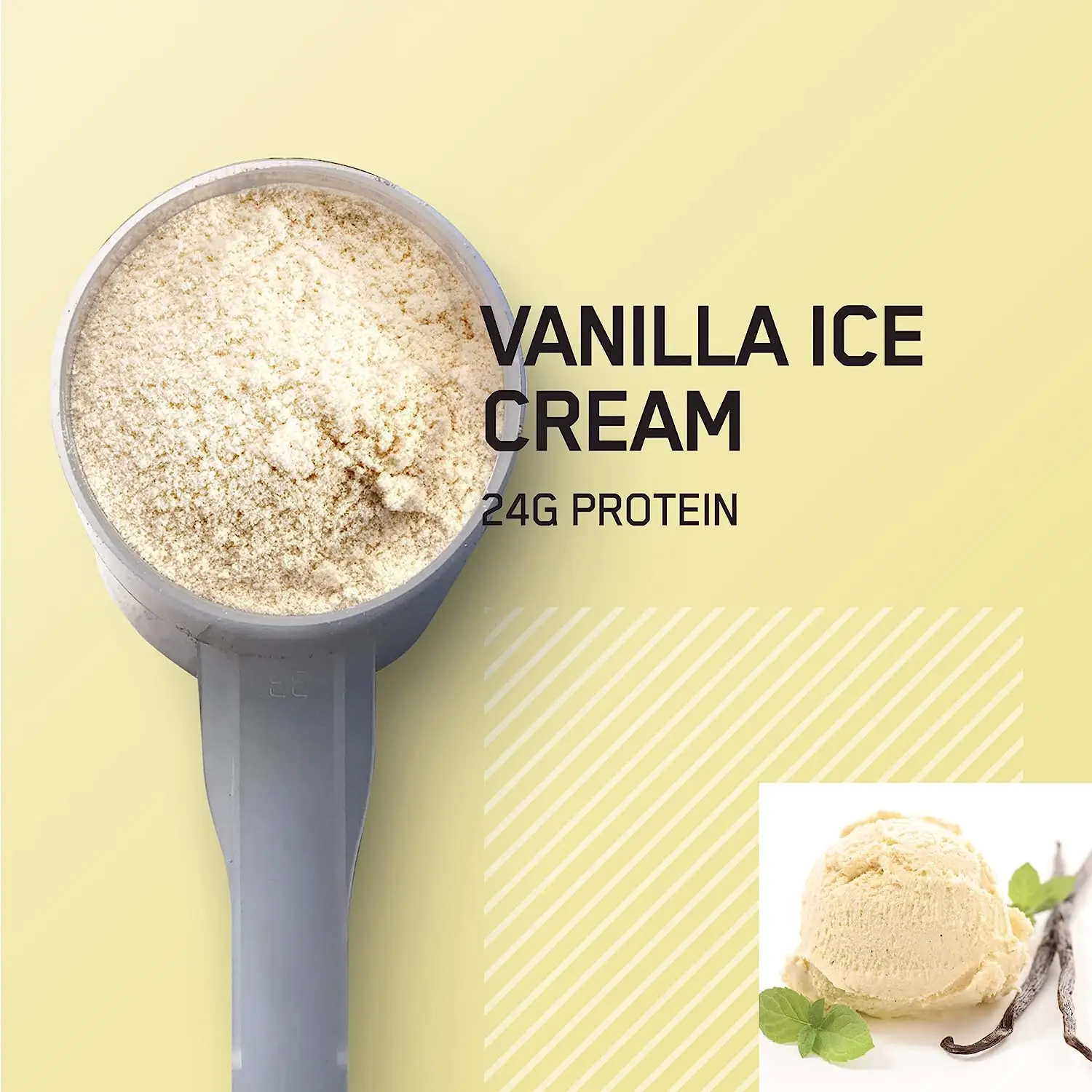 Optimum Nutrition Gold Standard 100% Whey Protein Powder Vanilla Ice Cream