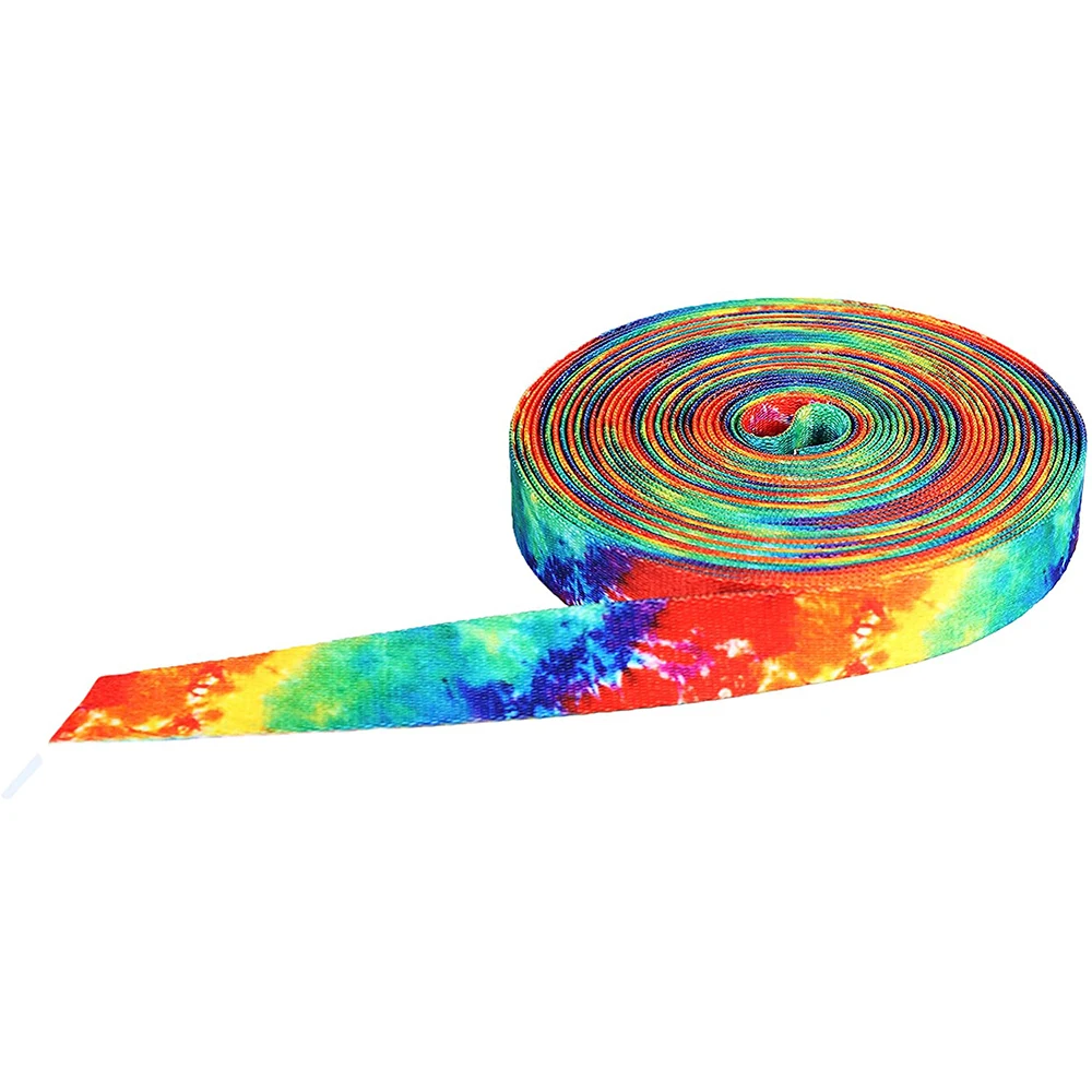 1' 1.5' Wide Sublimation Seatbelt Webbing Custom Printed Nylon Webbing For Bags Guitar Strap