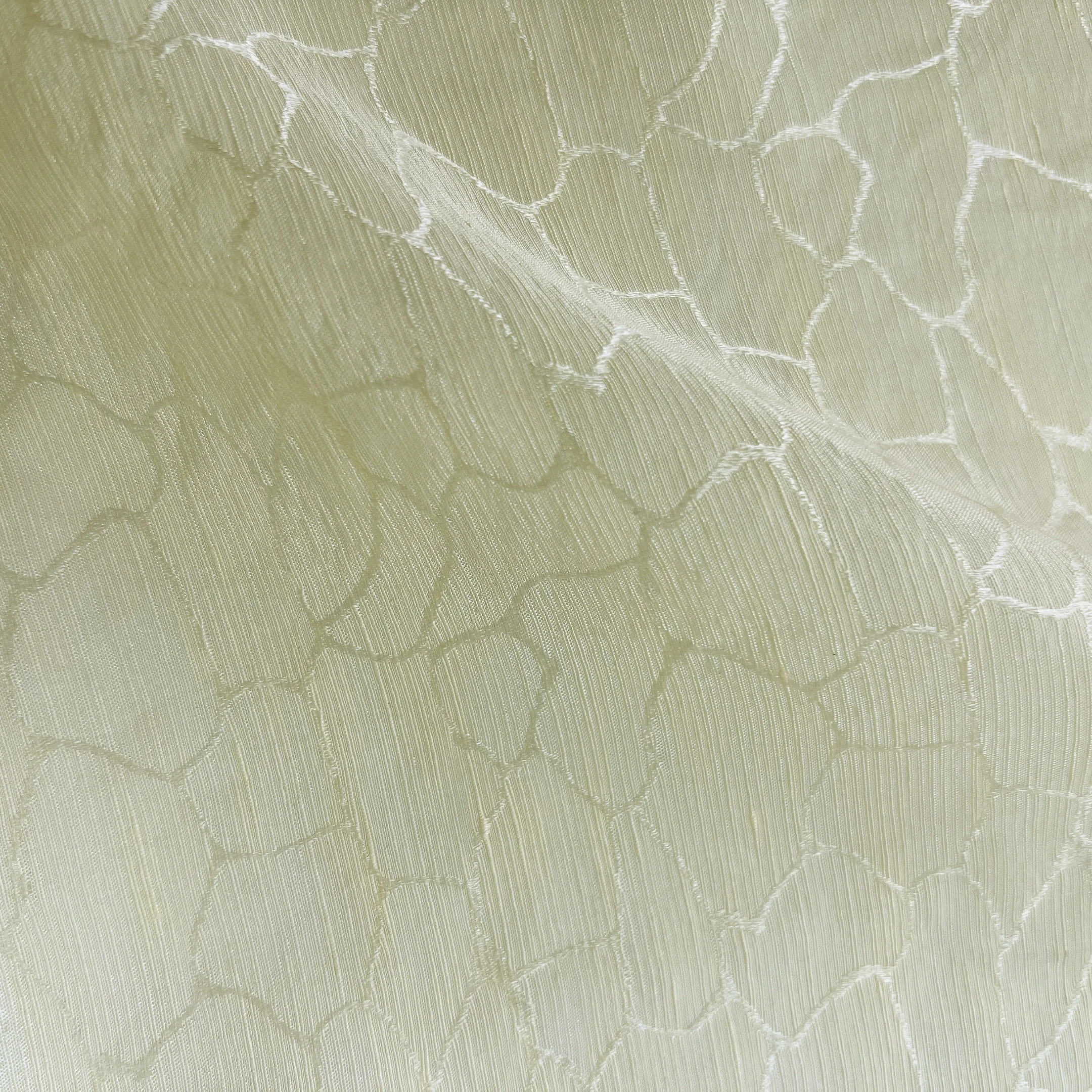 Plain Dyed 16MM Jacquard Linen Silk Blend Fabric For Dress Women Natural Fabric