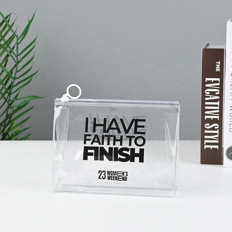 Laser PVC Holographic Travel Makeup Bag Shiny Iridescent Striped Design Zipper Cosmetic Bag for Girls Fashionable Style