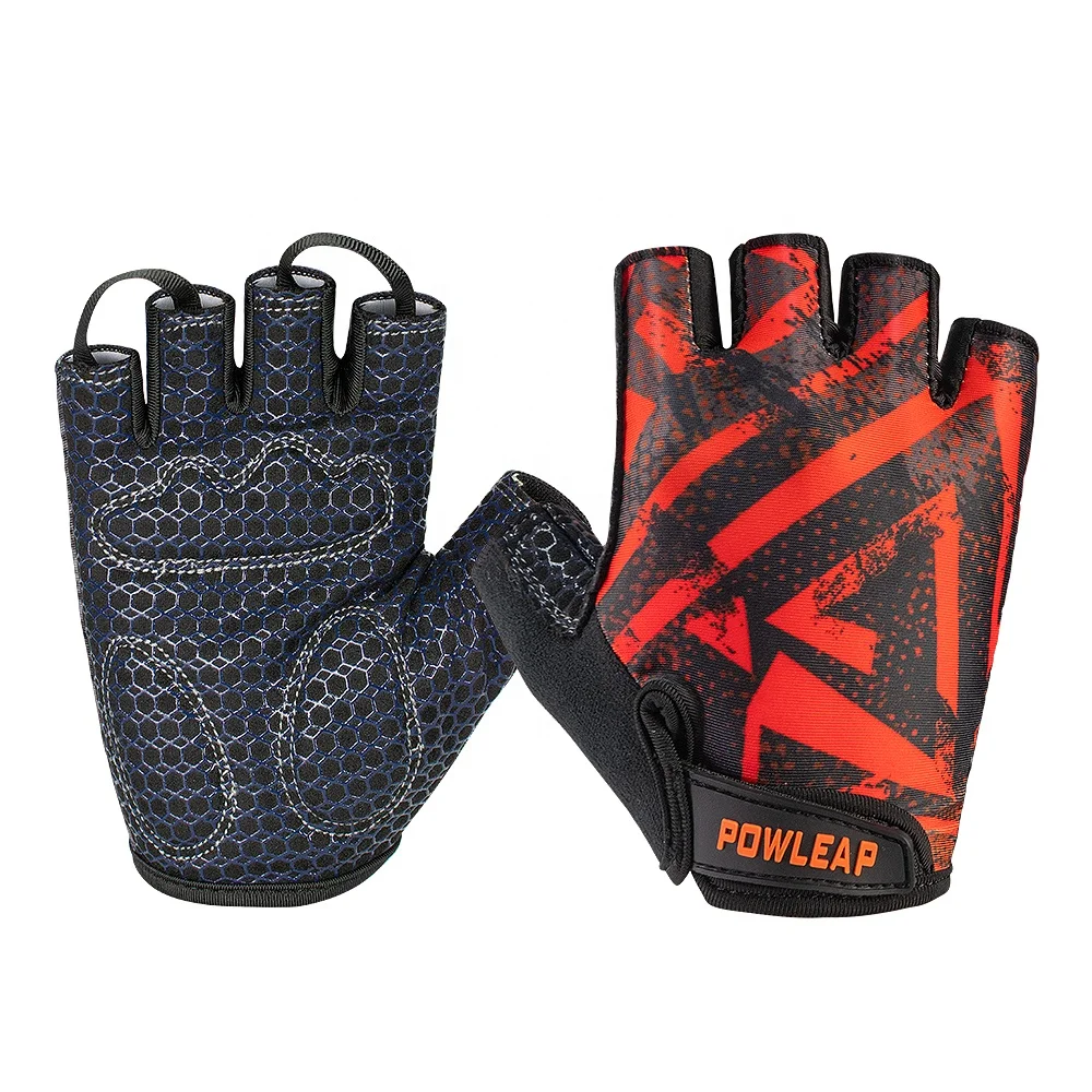 Breathable Motorcycle Bike Gloves Outdoor Half Finger Anti Slip Cycling Sports Gloves for Summer Fishing Glove