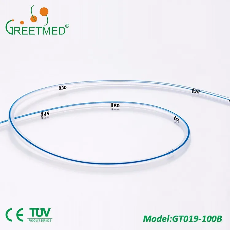Hot sale high quality supplier ce iso hospital medical disposable 100% silicone stomach tube