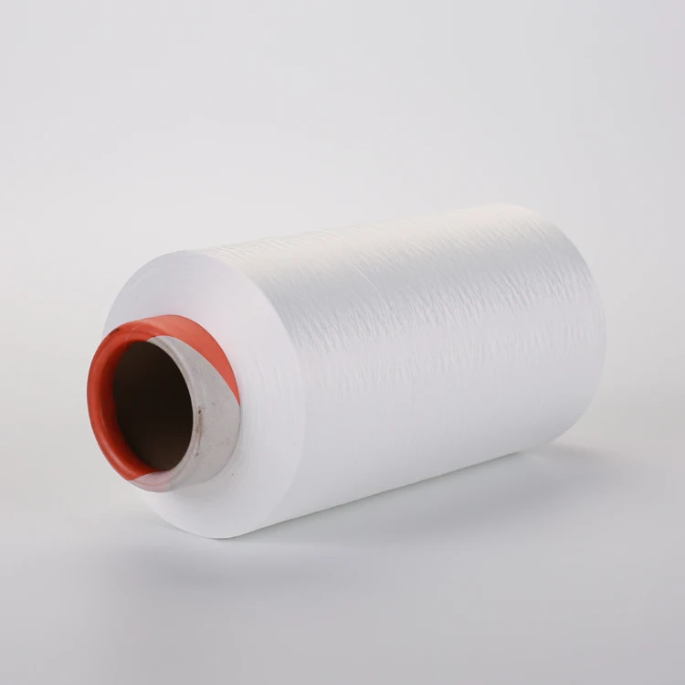
150/48/1 NIM semi dull raw white polyester yarn for manufacturing sofa covers. 