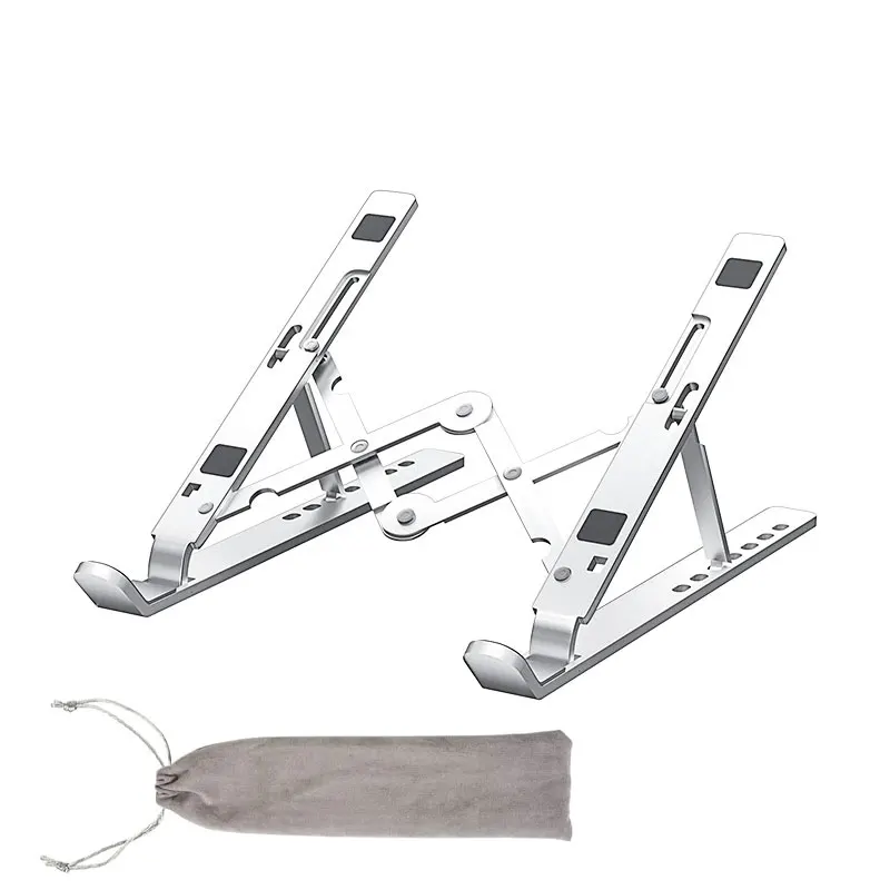 Vertical Laptop Holder Stand Portable Foldable Vertical Stand Aluminium Laptop Holder Adjustable Laptop Stands