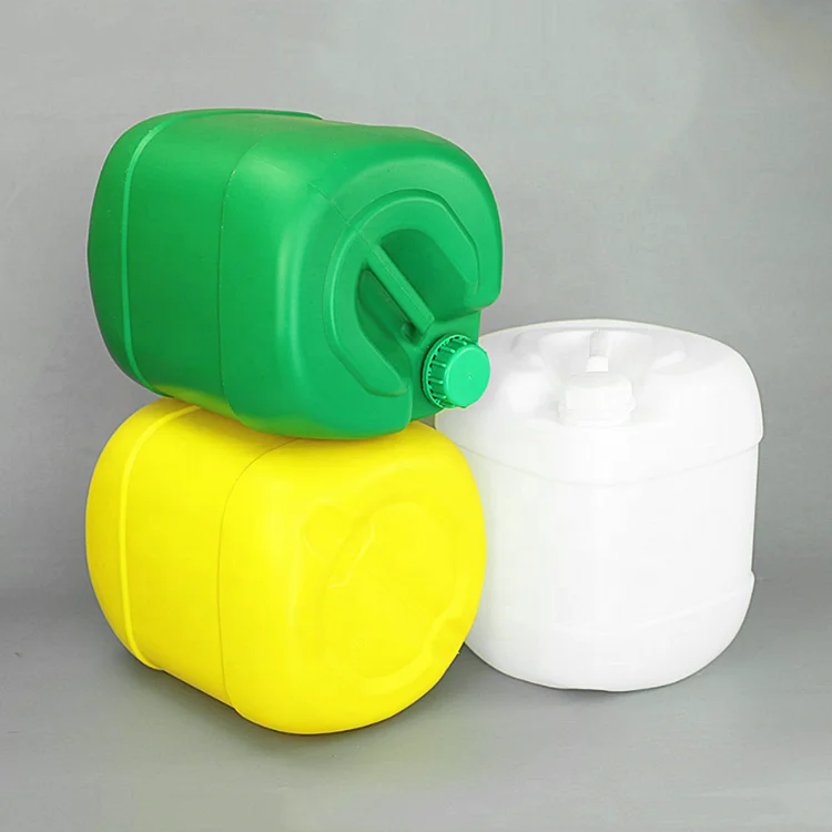 Custom 20L Small Mouth Square Jar Acid and corrosion resistant universal container hdpe plastic barrel