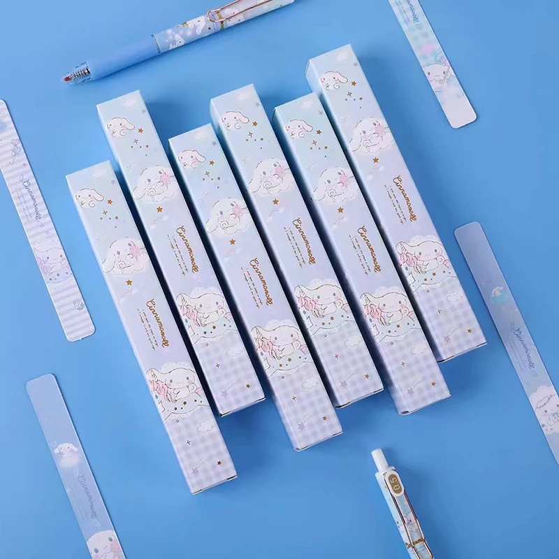 11066 Фу Собака нефрита с большими собачьими ушами слепой ящик Закладка для книги с чернилами стандартных цветов с рисунками героев мультфильмов для школьников; Черная ручка