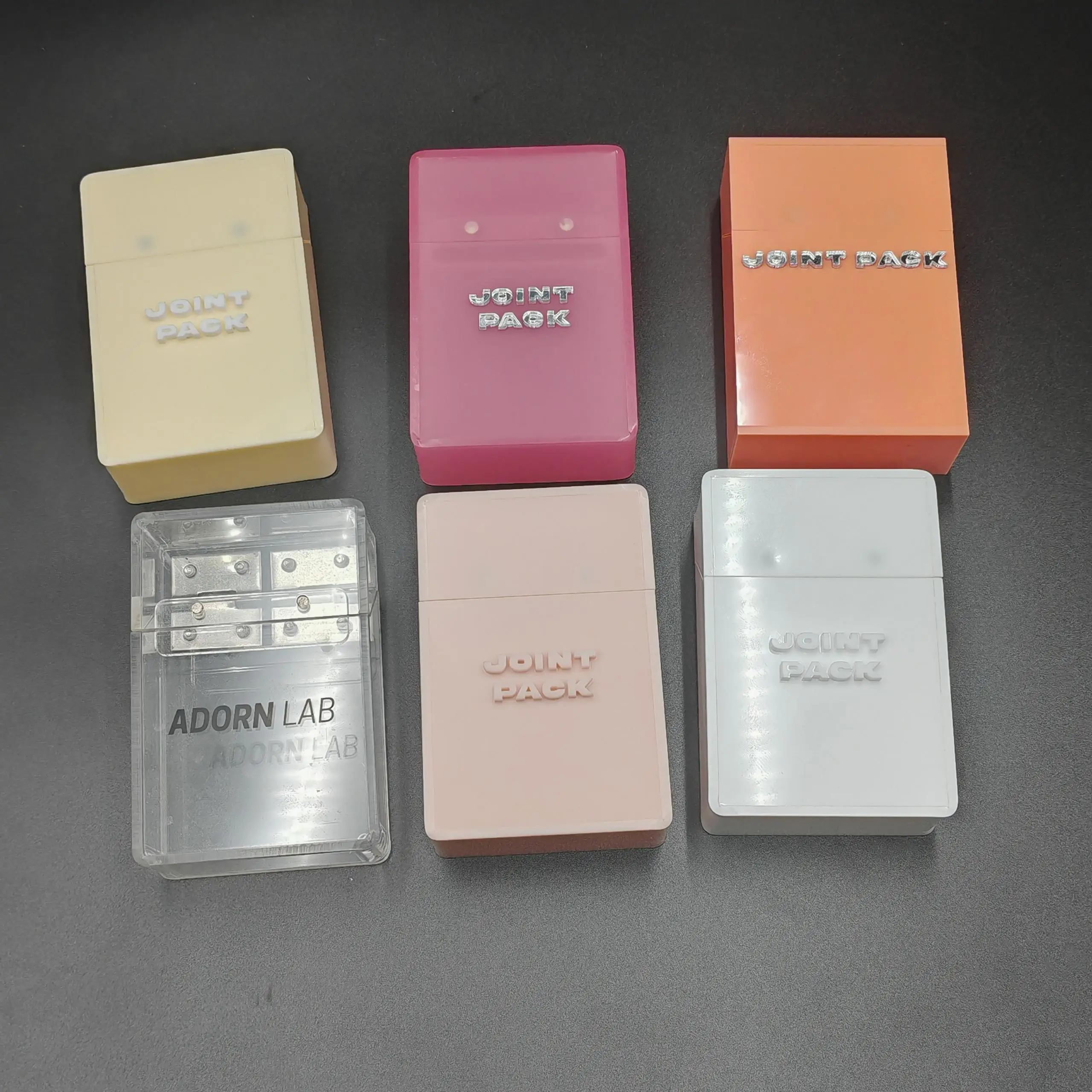 Cigarette Case Acrylic Color Portable Cigarette Lipsticks Lighters Display Box Small Household Items Packing Box
