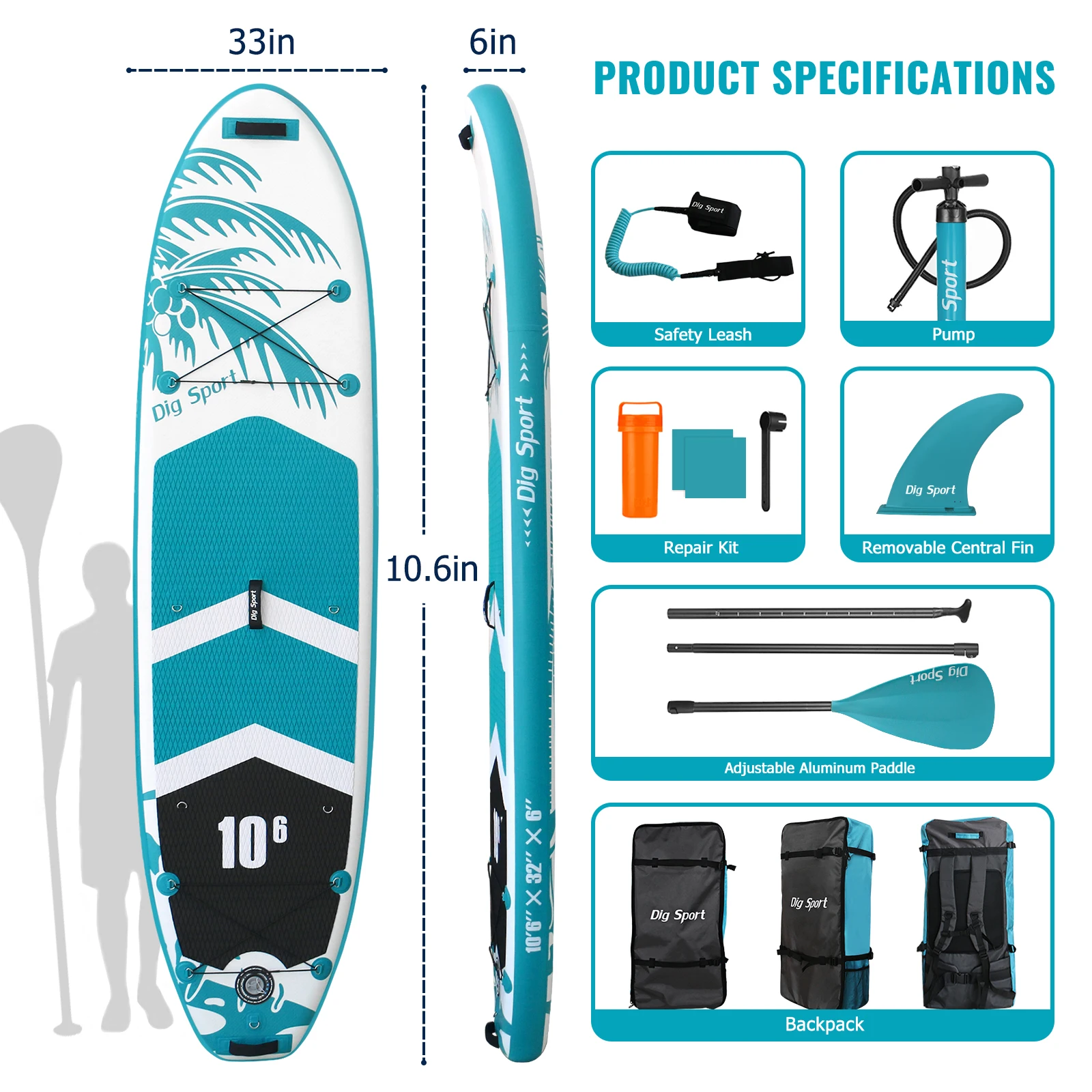 China Surfboard Manufacturer Water Sports Paddle Boards Inflatable Surf board Standup Paddleboard Sup Surfboard