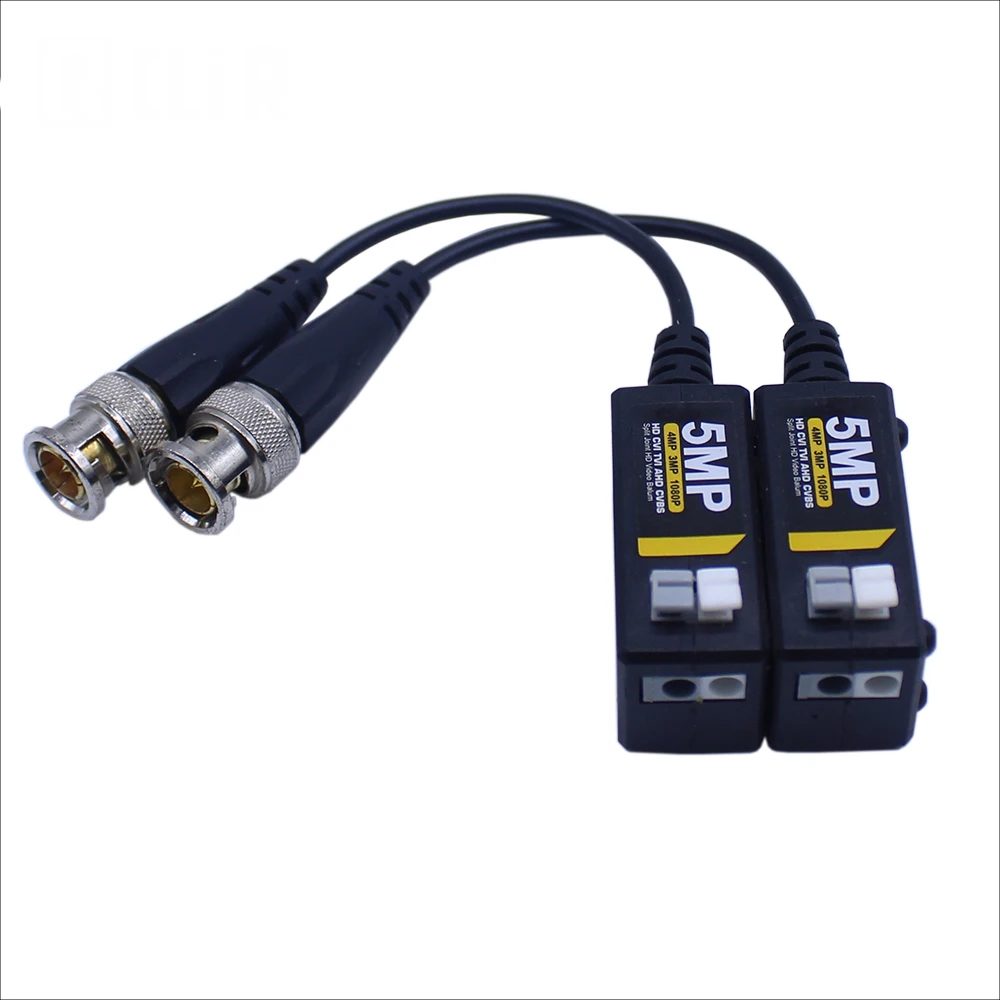 CCTV BNC to IP Converter Screw Type Passive HD Video Balun For CCTV